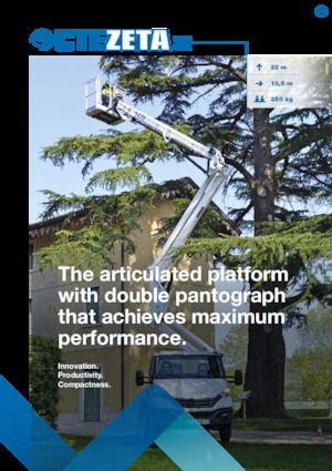 Nacele telescopice montate pe camion CTE ZETA 22