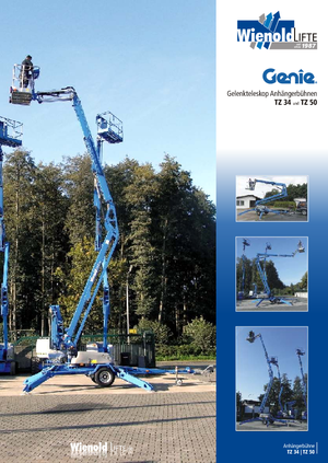 Nacele cu braț articulat montate pe camion Genie TMZ 34/20 DC