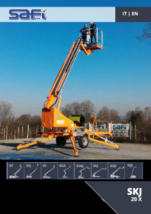 Nacele telescopice montate pe trailer Safi SKJ 20