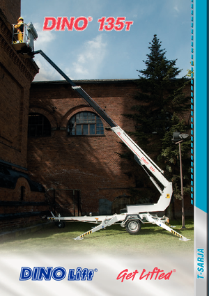 Nacele telescopice montate pe trailer Dino Lift Dino 135T