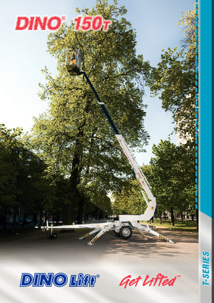 Nacele telescopice montate pe trailer Dino Lift Dino 150T