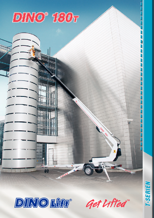 Nacele telescopice montate pe trailer Dino Lift Dino 180T