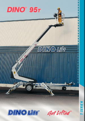 Nacele telescopice montate pe trailer Dino Lift Dino 95 T