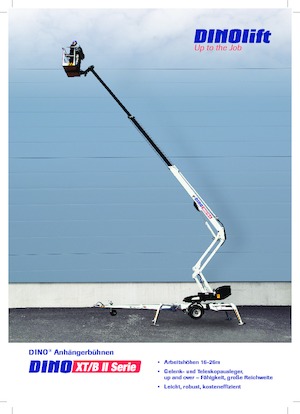 Nacele cu braț articulat montate pe camion Dino Lift Dino 210XTB II