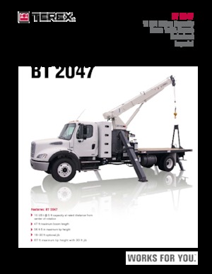 Automacarale TEREX CRANES BT 2047