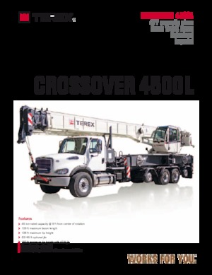 Automacarale TEREX CRANES Crossover 4500L