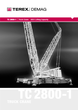 Automacarale Terex-Demag TC 2800-1