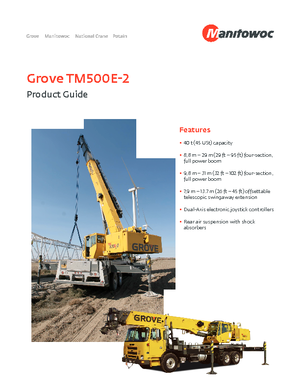Automacarale Grove TM500E-2