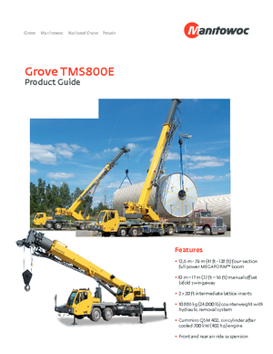 Automacarale Grove TMS800E