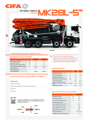 Autobetoniere CIFA MK28L-5