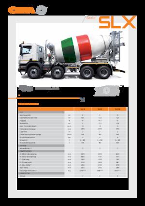 Camioane malaxor CIFA SLX 9