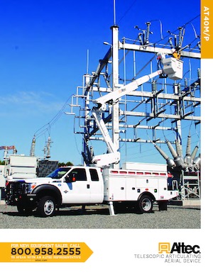 Nacele cu braț articulat montate pe trailer Altec AT40P – JEMS