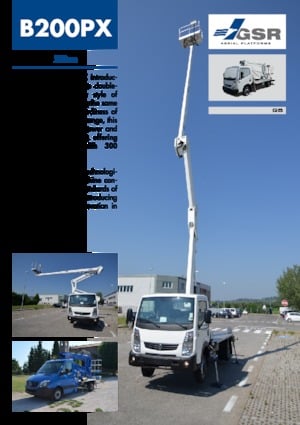 Nacele cu braț articulat montate pe trailer GSR B200PX Compact 