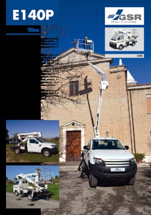 Nacele cu braț articulat montate pe trailer GSR E140P Compact 