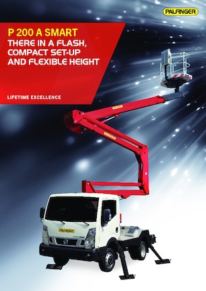 Nacele cu braț articulat montate pe trailer Palfinger P 200 A