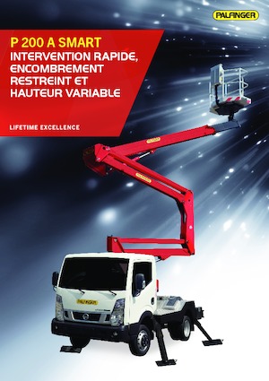 Nacele cu braț articulat montate pe trailer Palfinger P 200 A