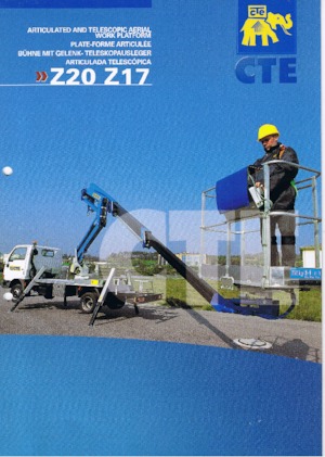 Nacele cu braț articulat montate pe trailer CTE Z 20