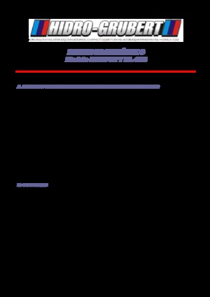 Nacele cu braț articulat montate pe trailer Hidro-Grubert BL 10C