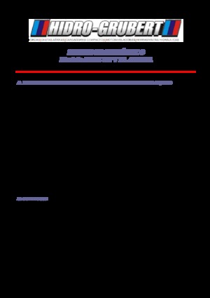 Nacele cu braț articulat montate pe trailer Hidro-Grubert BL 20C