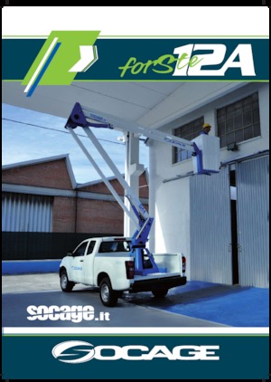 Nacele cu braț articulat montate pe trailer Socage forSte 12 A