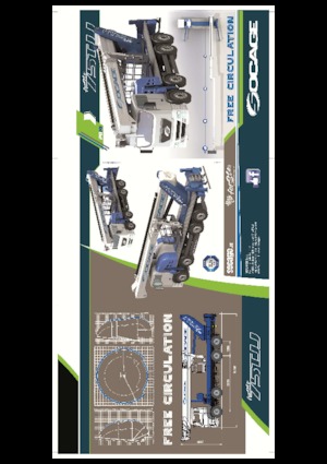 Nacele telescopice montate pe camion Socage forSte 75 TJJ