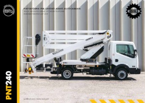 Nacele cu braț articulat montate pe trailer ISOLI PNT240