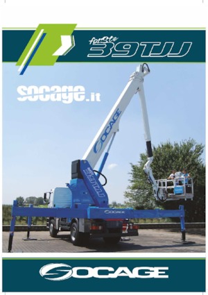 Nacele cu braț articulat montate pe trailer Socage TJJ 39