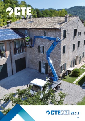 Nacele cu braț articulat montate pe trailer CTE ZED 21.3 JH