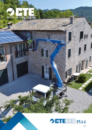 Nacele cu braț articulat montate pe trailer CTE ZED 21.3 JH