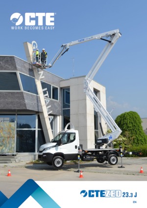Nacele cu braț articulat montate pe trailer France Elévateur ZED 23.3 JH