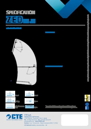 Nacele cu braț articulat montate pe trailer CTE ZED 26 JH