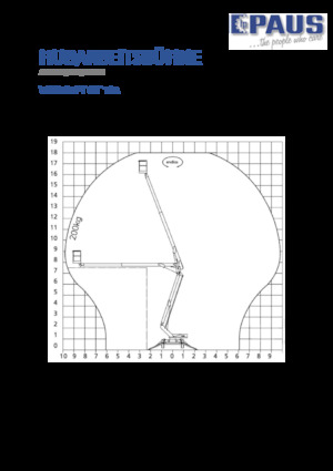 Nacele cu braț articulat montate pe trailer Paus GT 18 A