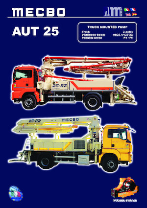 Pompe de beton montate pe camion Mecbo AUT 25 RZ P4.65