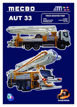 Pompe de beton montate pe camion Mecbo AUT 33 P6.110