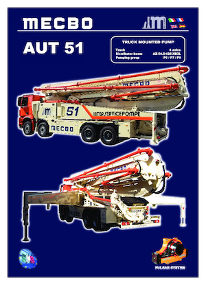 Pompe de beton montate pe camion Mecbo AUT 51 P6.110