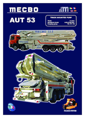 Pompe de beton montate pe camion Mecbo AUT 53 P6.110