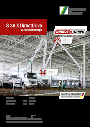 Pompe de beton montate pe camion SCHWING-Stetter S 36 X DirectDrive