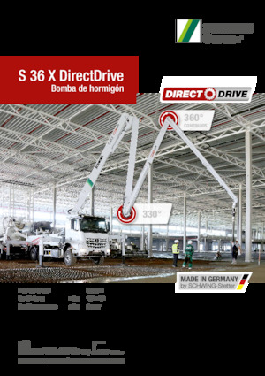 Pompe de beton montate pe camion SCHWING-Stetter S 36 X DirectDrive