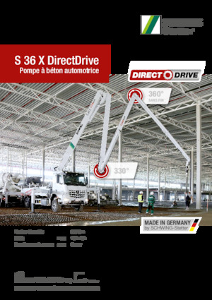 Pompe de beton montate pe camion SCHWING-Stetter S 36 X DirectDrive