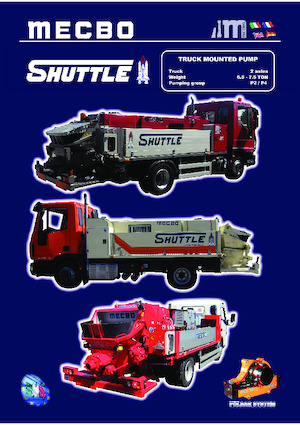 Pompe de beton montate pe camion Mecbo Shuttle P4.40
