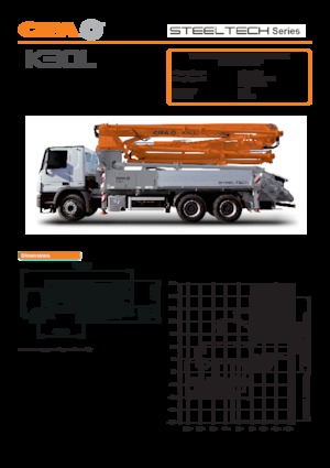 Pompe de beton montate pe camion CIFA K30L 