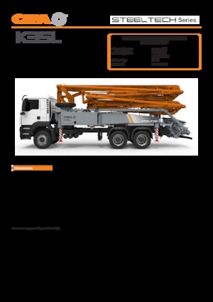 Pompe de beton montate pe camion CIFA K35L