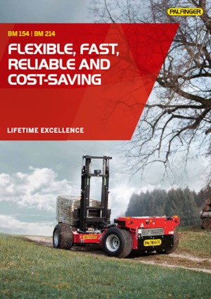 Stivuitoare montate pe camion Diesel Palfinger Crayler BM 154