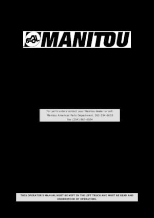 Stivuitoare montate pe camion Diesel Manitou TMT 55