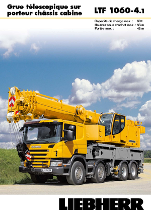 Macarale telescopice montate pe camion Liebherr LTF 1060-4.1
