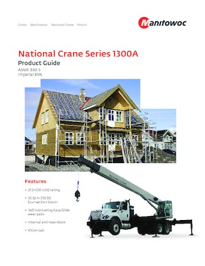 Macarale telescopice montate pe camion National Crane 1300A