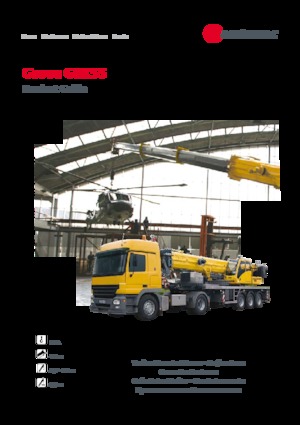 Macarale telescopice montate pe camion Grove GSK 55