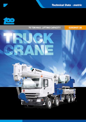 Macarale telescopice montate pe camion Tadano HK 70