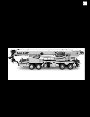 Macarale telescopice montate pe camion Link-Belt HTC-86110