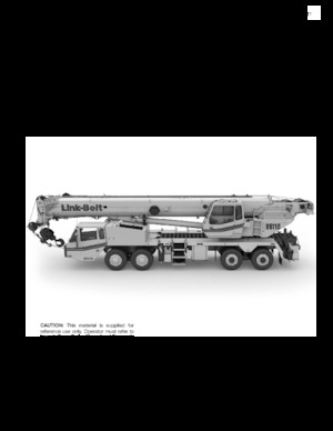 Macarale telescopice montate pe camion Link-Belt HTT-86110